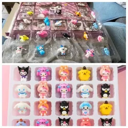 Sanrio Hello Kitty & Kuromi Sirli Qutu Dəsti (20 Ədəd Fiqur) thumbnail