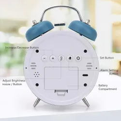 Elektron Retro Stol Üstü Budilnik Saat thumbnail