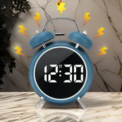 Elektron Retro Stol Üstü Budilnik Saat