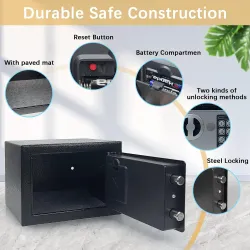 Kiçik Dəmir Seyf - Kodlu və Açarlı Kilid thumbnail