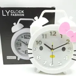 Hello Kitty Dizaynlı Stolüstü Budilnik – Uşaqlar Üçün Sevimli Saat thumbnail