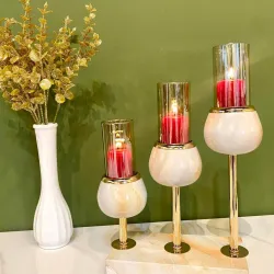 Stol Üstü Şamdan Dekor – Metal Şamdan thumbnail