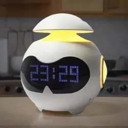 Çoxfunksiyalı Emoji Zəngli Saat: Bluetooth Dinamik & Rəngli Gecə Lampası
