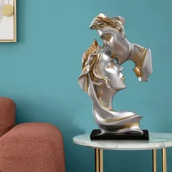 Romantik Öpüşən Cütlük Abstrakt Heykəli thumbnail