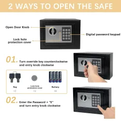 Kiçik Dəmir Seyf - Kodlu və Açarlı Kilid thumbnail