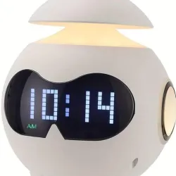 Çoxfunksiyalı Emoji Zəngli Saat: Bluetooth Dinamik & Rəngli Gecə Lampası thumbnail