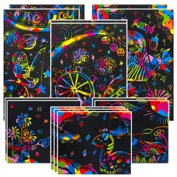 Sehrli Göyqurşağı Cızma-Qara Dəftər Dəsti (1 Böyük + 1 Kiçik, 2 Qələm) thumbnail