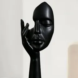 Abstrakt Qadın Üzü Fiquru (Minimalist Dekor) thumbnail